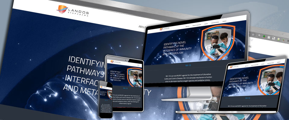 Landos Biopharma responsive screen resolution demo